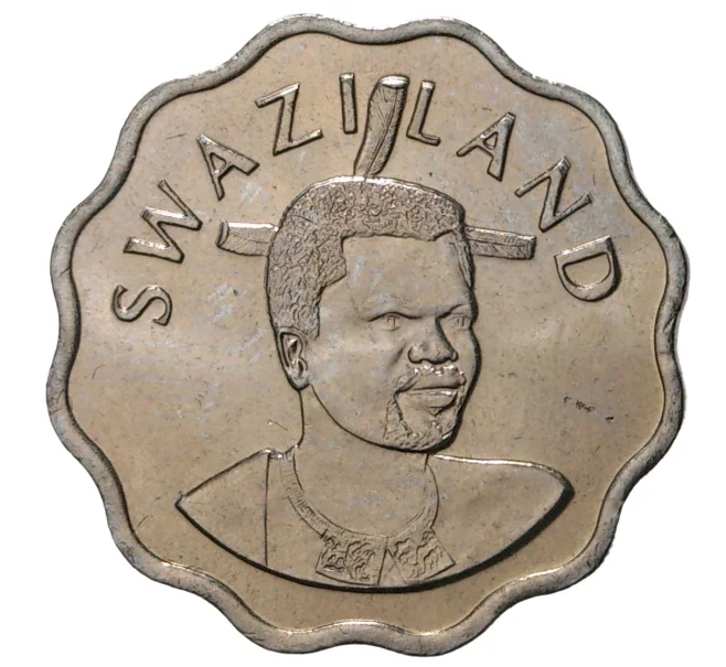 Монета 5 центов 2002 года Свазиленд (Артикул M2-39712)