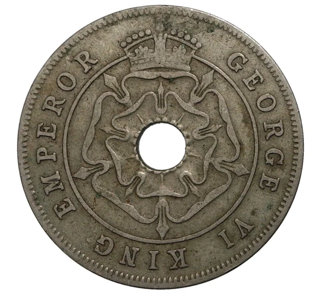 Монета 1 пенни 1942 года Южная Родезия (Артикул M2-39992)