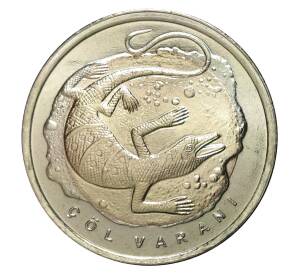 1 лира 2015 года Варан — Фото №1