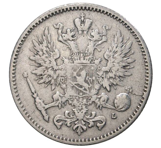 Монета 50 пенни 1893 года Русская Финляндия (Артикул M1-34803)
