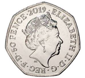 50 пенсов 2019 года Великобритания «60 лет медвежонку Паддингтону — Паддингтон у церкви Святого Павла» — Фото №2