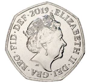 50 пенсов 2019 года Великобритания «Шерлок Холмс» — Фото №2