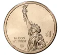 Монета 1 доллар 2019 года P США «Американские инновации — Вакцина против полиомиелита» (Артикул M2-32879)