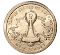Монета 1 доллар 2019 года D США «Американские инновации — Лампа накаливания» (Артикул M2-33271)