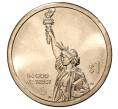 Монета 1 доллар 2019 года D США «Американские инновации — Лампа накаливания» (Артикул M2-33271)