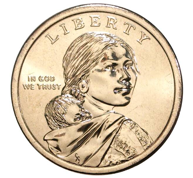 Монета 1 доллар 2020 года D США «Коренные американцы (Сакагавея) — Элизабет Ператрович и Закон о борьбе с дискриминацией 1945 года» (Артикул: M2-33918) — Фото №2