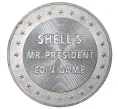 Жетон фирмы SHELL (Шелл) 1968 года США «28-й Президент США Вудро Вилсон» (Артикул H5-30025)