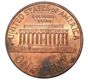 1 цент 1999 года D США — Фото №2