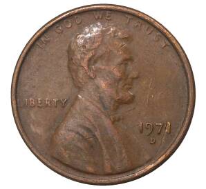 1 цент 1971 года D США — Фото №1