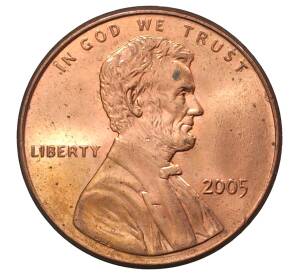 1 цент 2005 года США — Фото №1