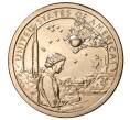 Монета 1 доллар 2019 года D США «Коренные американцы (Сакагавея) — Индейцы в космической программе» (Артикул M2-30338)
