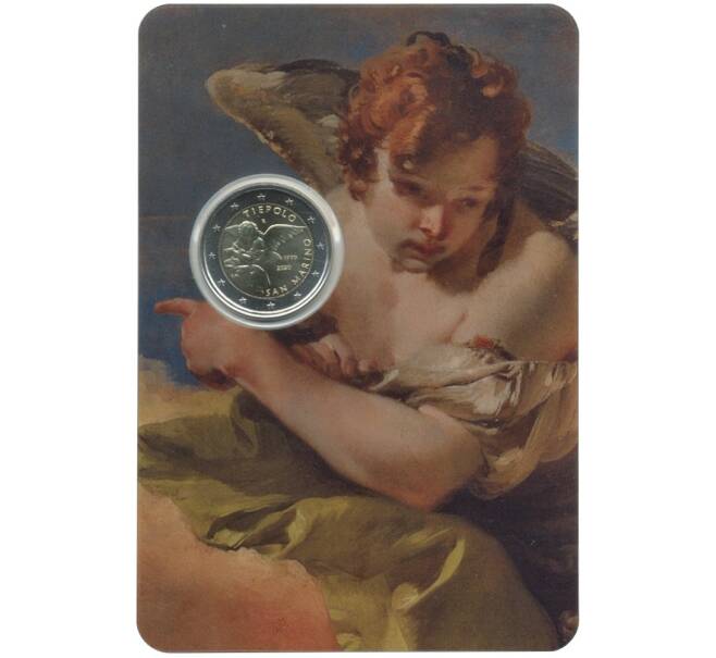 Монета 2 евро 2020 года Сан-Марино «250 лет со дня смерти Джамбаттиста Тьеполо» (В буклете) (Артикул M2-40606)