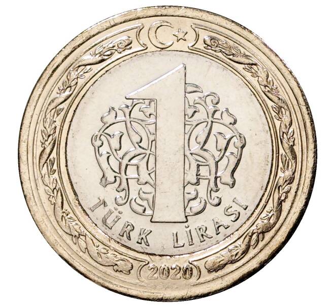 Монета 1 лира 2020 года Турция «Большая мечеть Айя-София» (Артикул M2-40610)