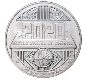 1 доллар 2020 года Р США «Столетие женского избирательного права» (UNC) — Фото №2
