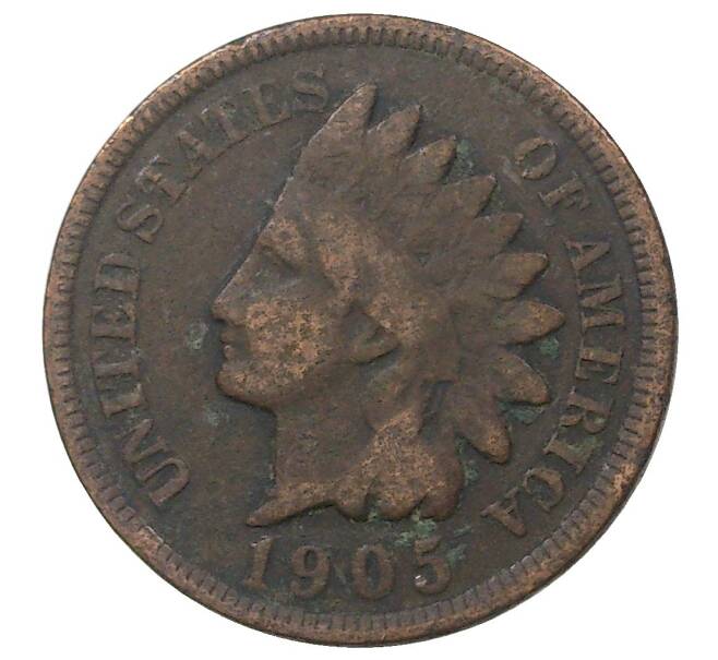 1 цент 1905 года США (Артикул M2-40680)
