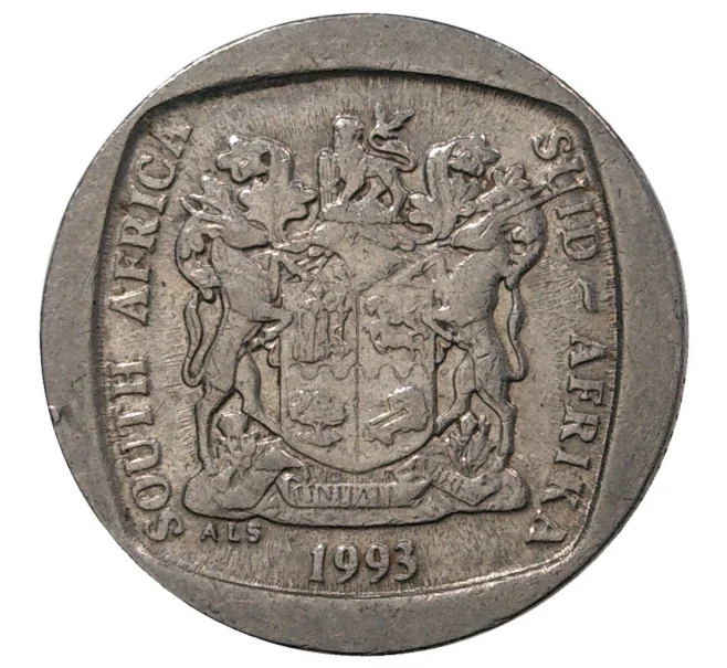 Монета 1 рэнд 1993 года ЮАР (Артикул M2-40783)