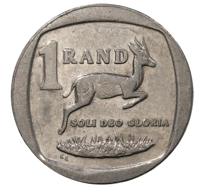 Монета 1 рэнд 2004 года ЮАР (Артикул M2-40793)