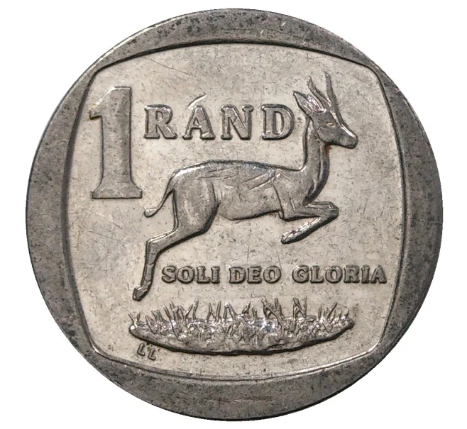 Монета 1 рэнд 2009 года ЮАР (Артикул M2-40798)
