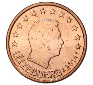 1 евроцент 2014 года Люксембург — Фото №1