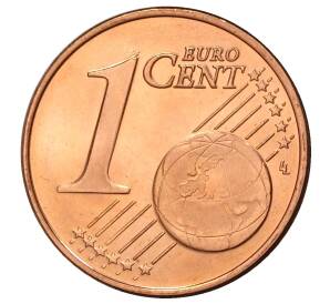 1 евроцент 2004 года Финляндия