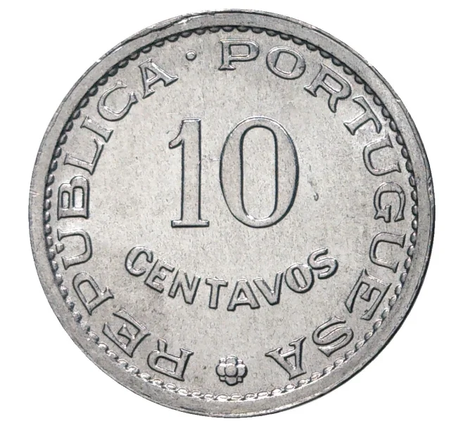 Монета 10 сентаво 1971 года Португальское Сан-Томе и Принсипи (Артикул M2-40877)