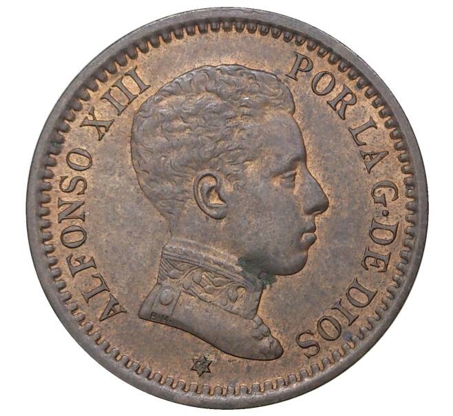 Монета 2 сентимо 1905 года Испания (Артикул M2-40896)