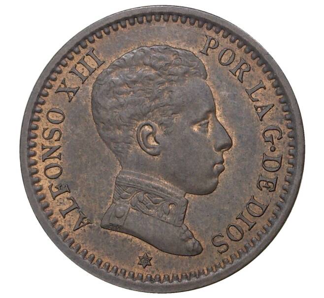 Монета 2 сентимо 1905 года Испания (Артикул M2-40904)