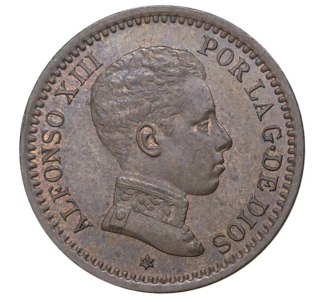 Монета 2 сентимо 1905 года Испания (Артикул M2-40905)