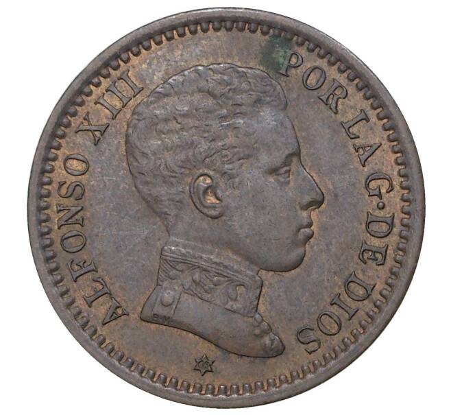 Монета 2 сентимо 1905 года Испания (Артикул M2-40906)