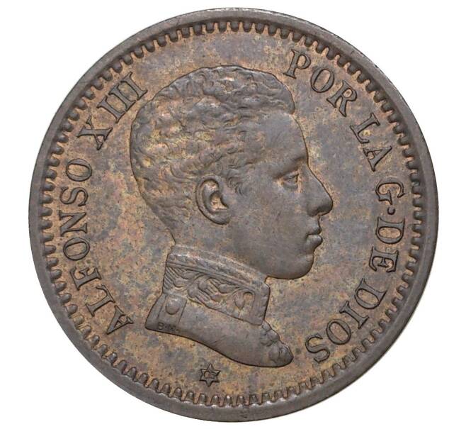 Монета 2 сентимо 1905 года Испания (Артикул M2-40909)