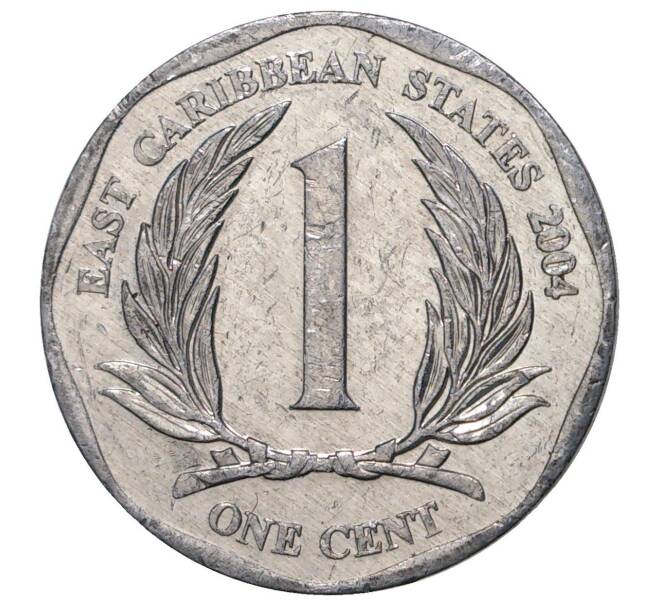 1 цент 2004 года Восточные Карибы