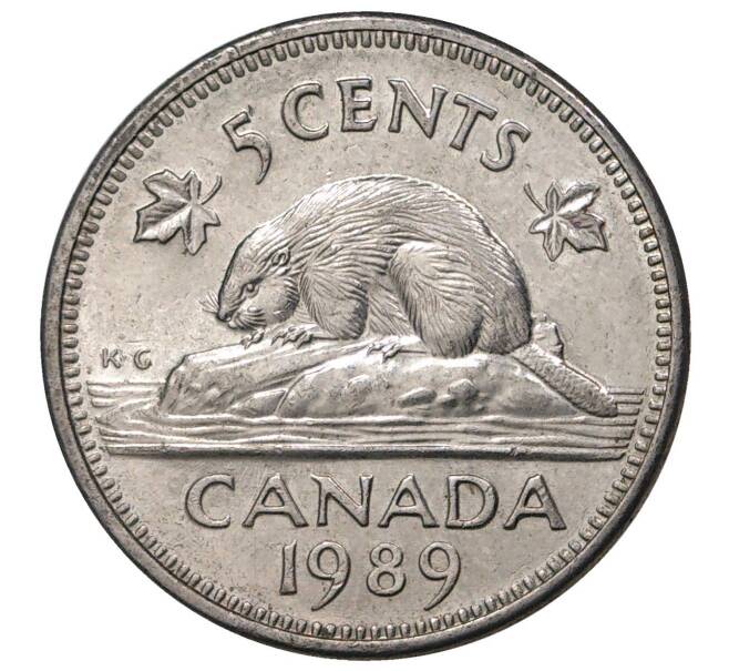 5 центов 1989 года Канада (Артикул M2-40986)