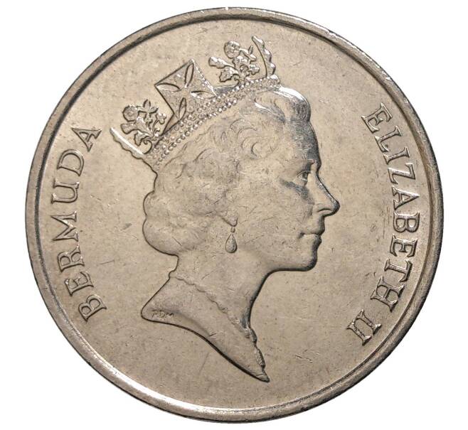 25 центов 1993 года Бермудские острова