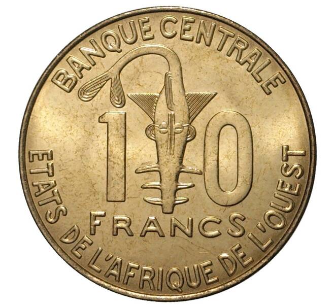 10 франков 2008 года Западно-Африканский валютный союз