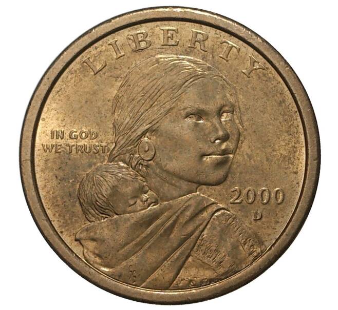 1 доллар 2000 года D США