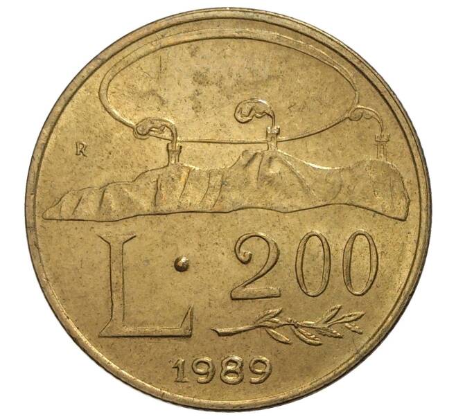 200 лир 1989 года Сан-Марино «Шестнадцать веков истории» (Артикул M2-41174)