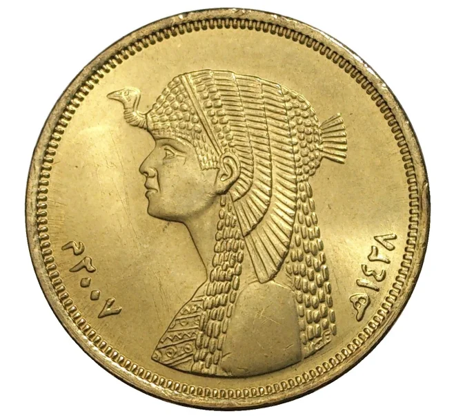 Монета 50 пиастров 2007 года Египет (Артикул M2-41309)