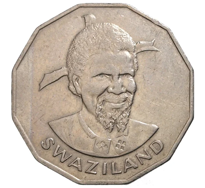 Монета 50 центов 1975 года Свазиленд (Артикул M2-41358)
