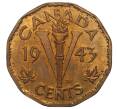 5 центов 1943 года Канада