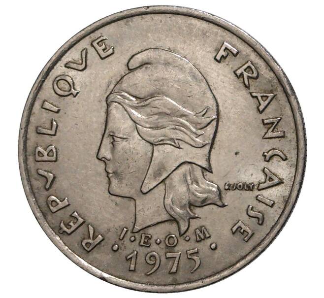 10 франков 1975 года Французская Полинезия