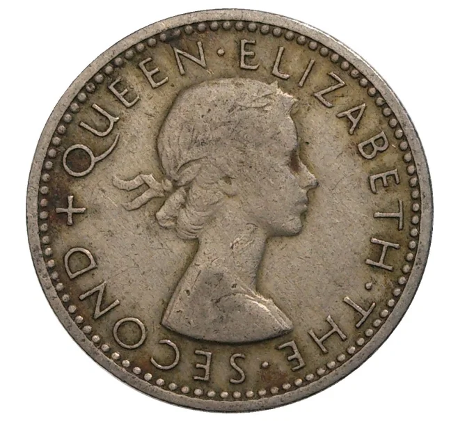 Монета 6 пенсов 1957 года Родезия и Ньясаленд (Артикул M2-41533)
