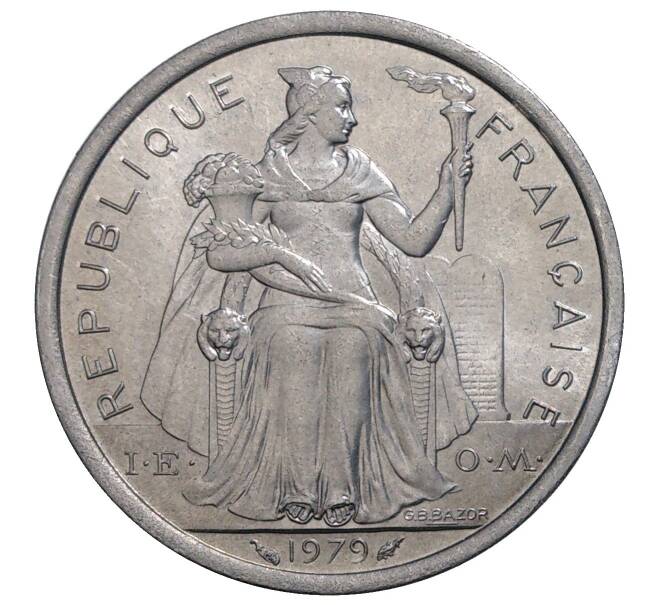 2 франка 1979 года Французская Полинезия