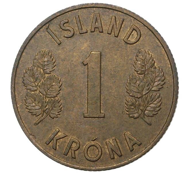 Монета 1 крона 1965 года Исландия (Артикул M2-41658)