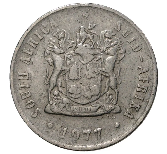 Монета 10 центов 1977 года ЮАР (Артикул M2-41714)