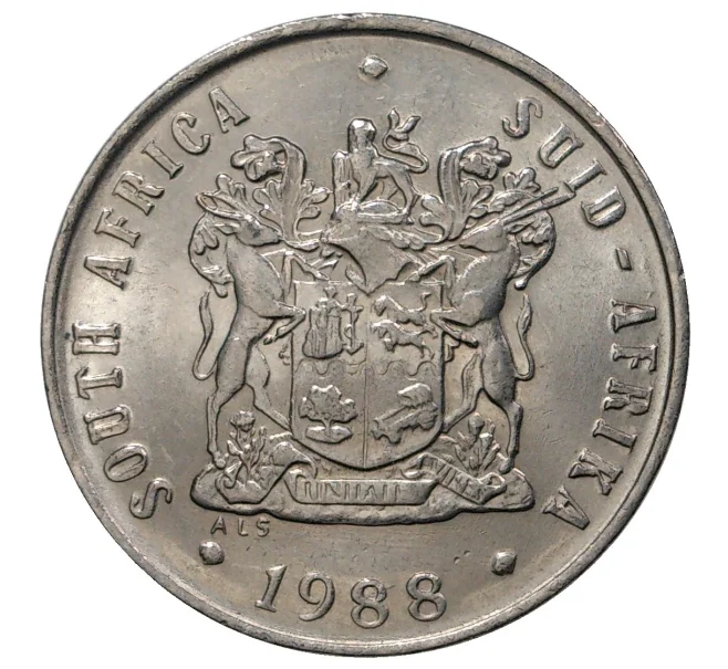 Монета 10 центов 1988 года ЮАР (Артикул M2-41715)