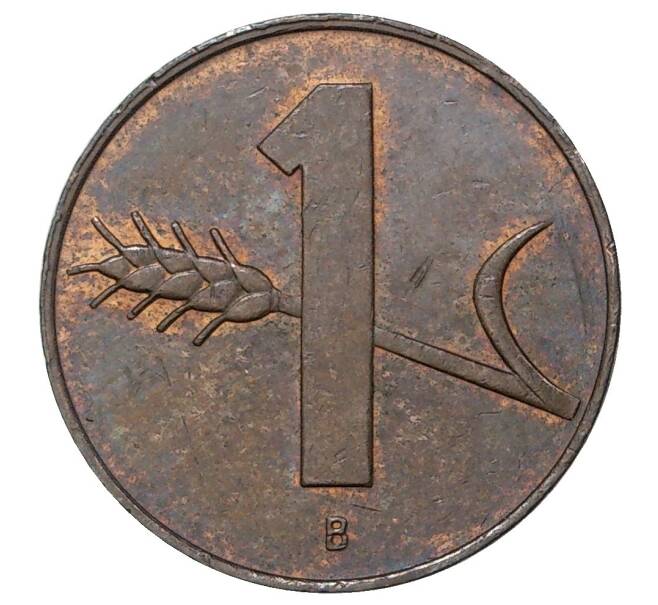 Монета 1 раппен 1966 года Швейцария (Артикул M2-41736)