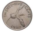 25 центов 1982 года Бермудские острова