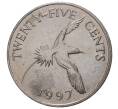25 центов 1997 года Бермудские острова