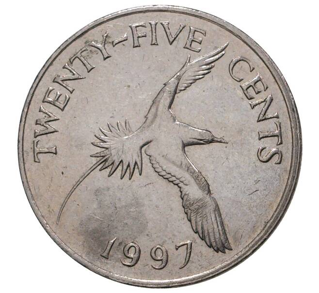 25 центов 1997 года Бермудские острова