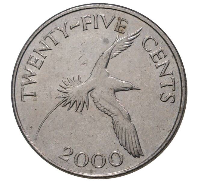 25 центов 2000 года Бермудские острова (Артикул M2-41818)